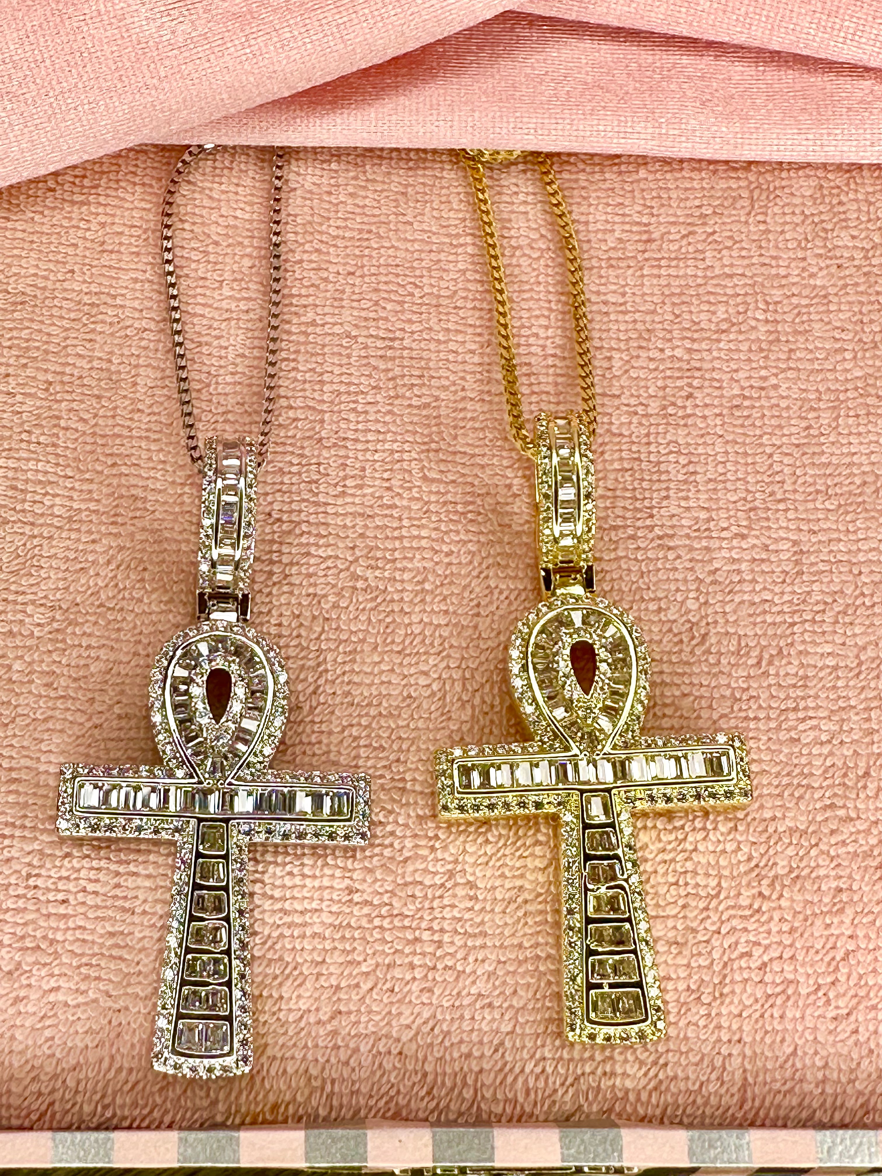 Baguette Ankh Chain