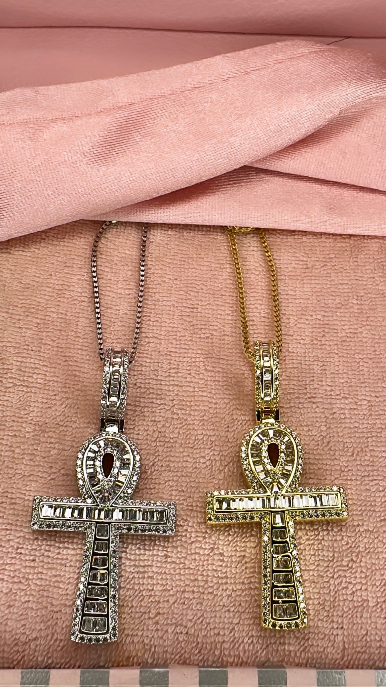 Baguette Ankh Chain