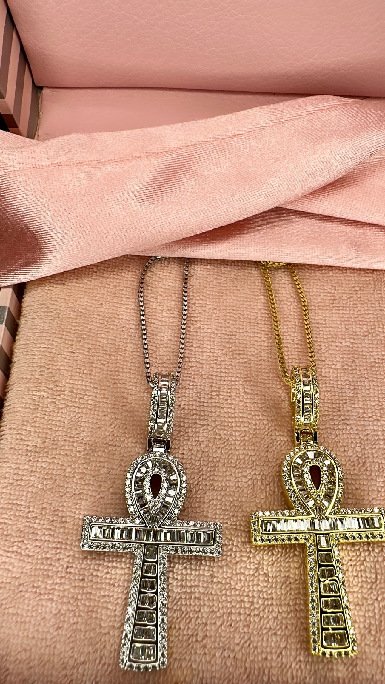 Baguette Ankh Chain