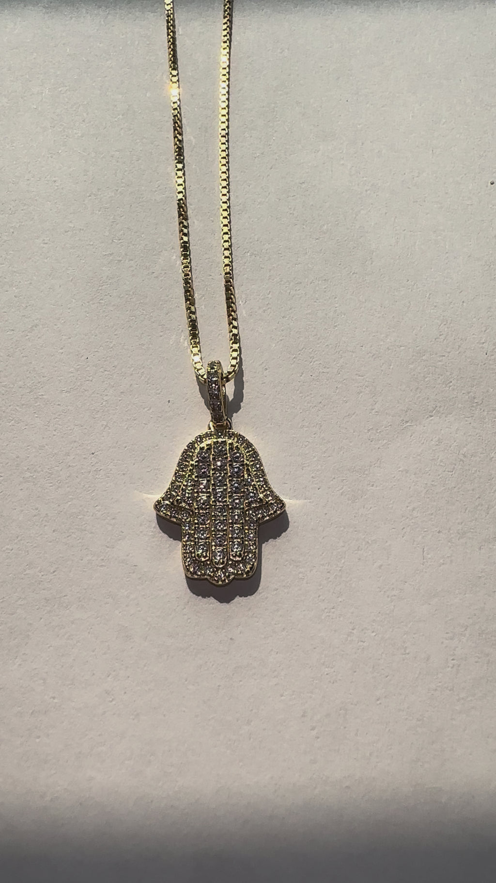 Golden Guardian Hamsa