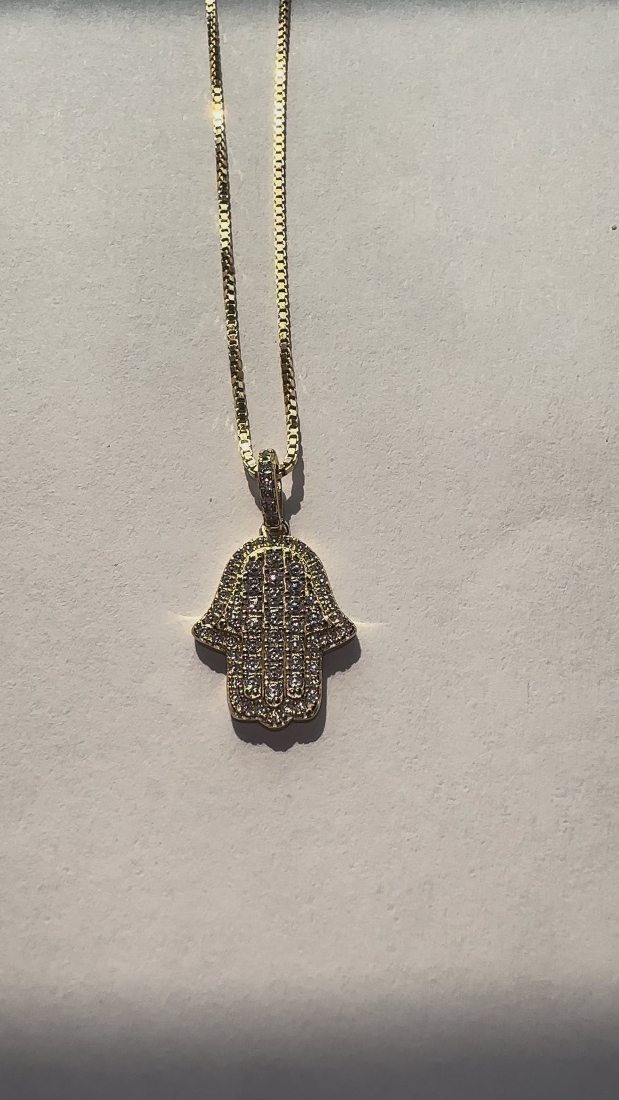 Golden Guardian Hamsa