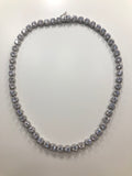 Cinderella Bling Necklace in Silver