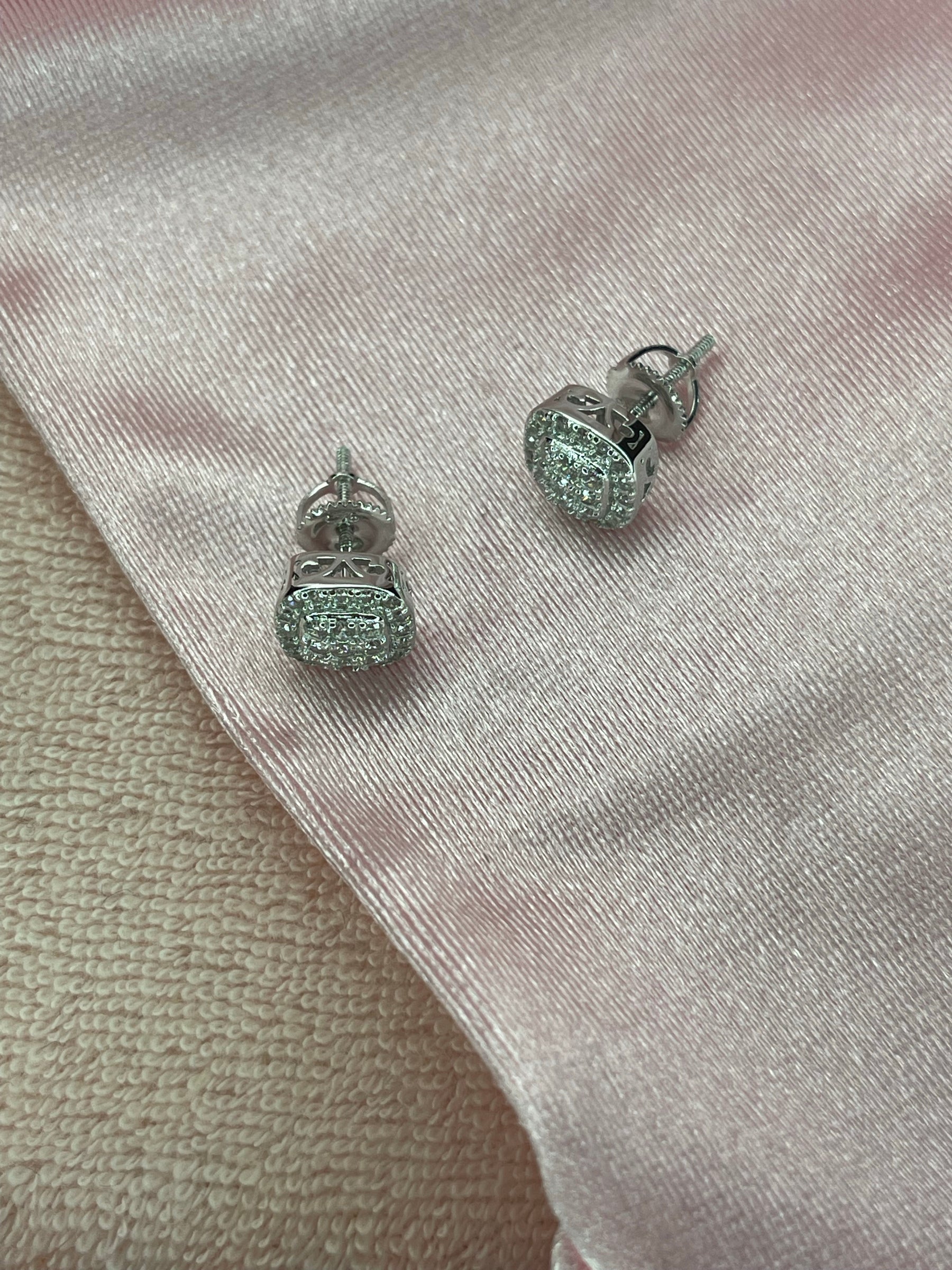 La Santa Earrings in Silver