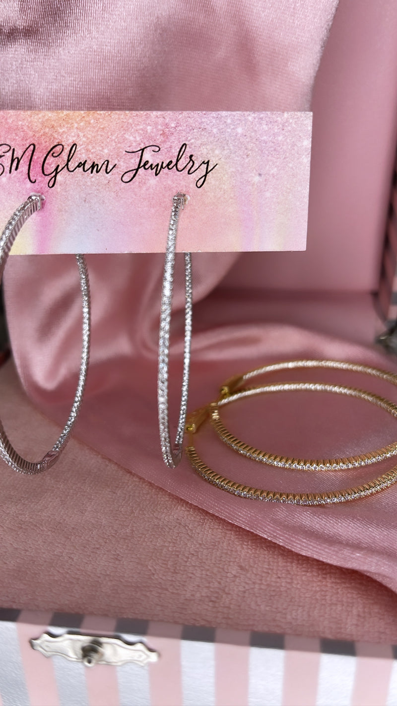 The Big Bling Hoops