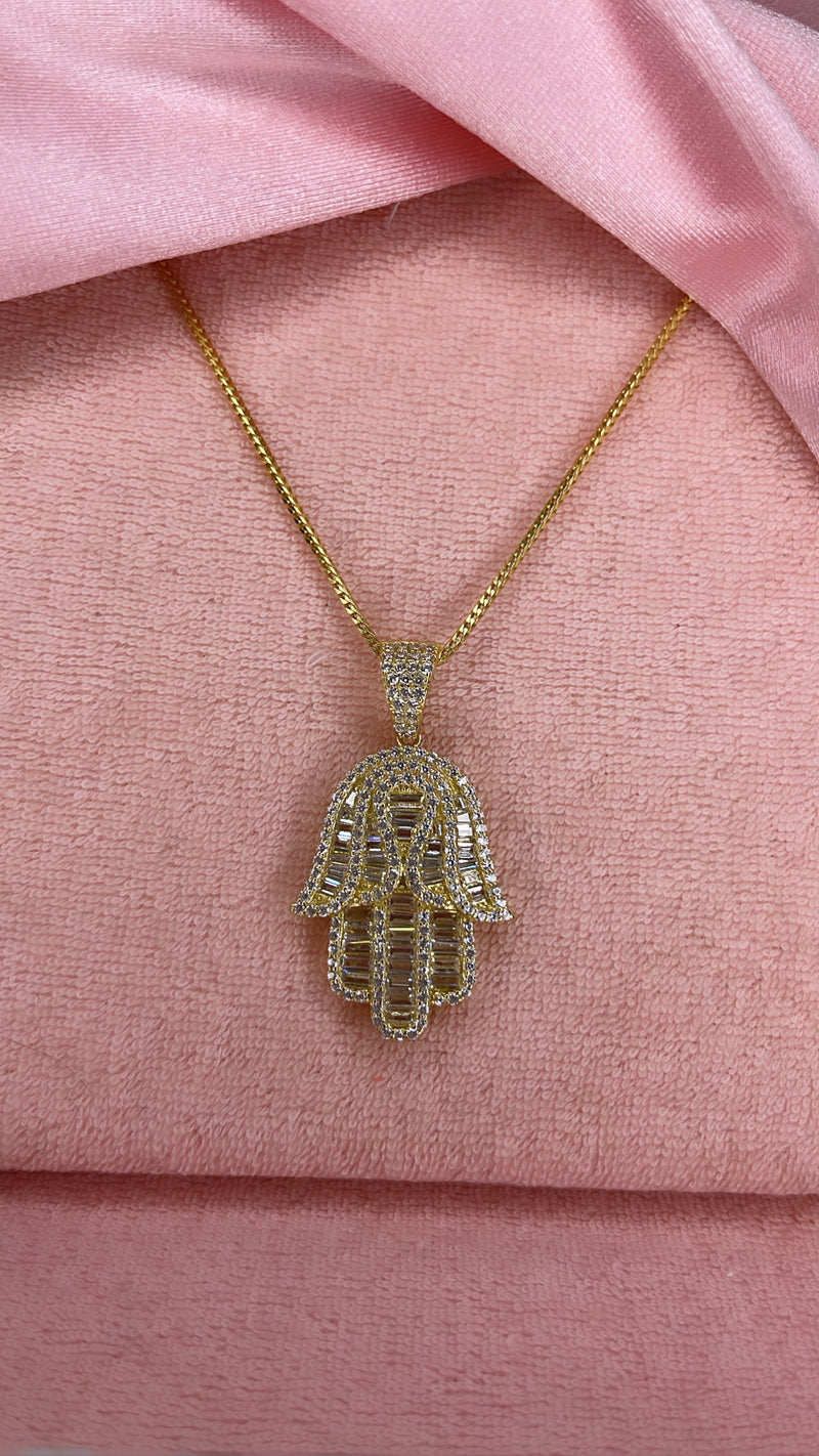 The Lucky Hamsa in Gold