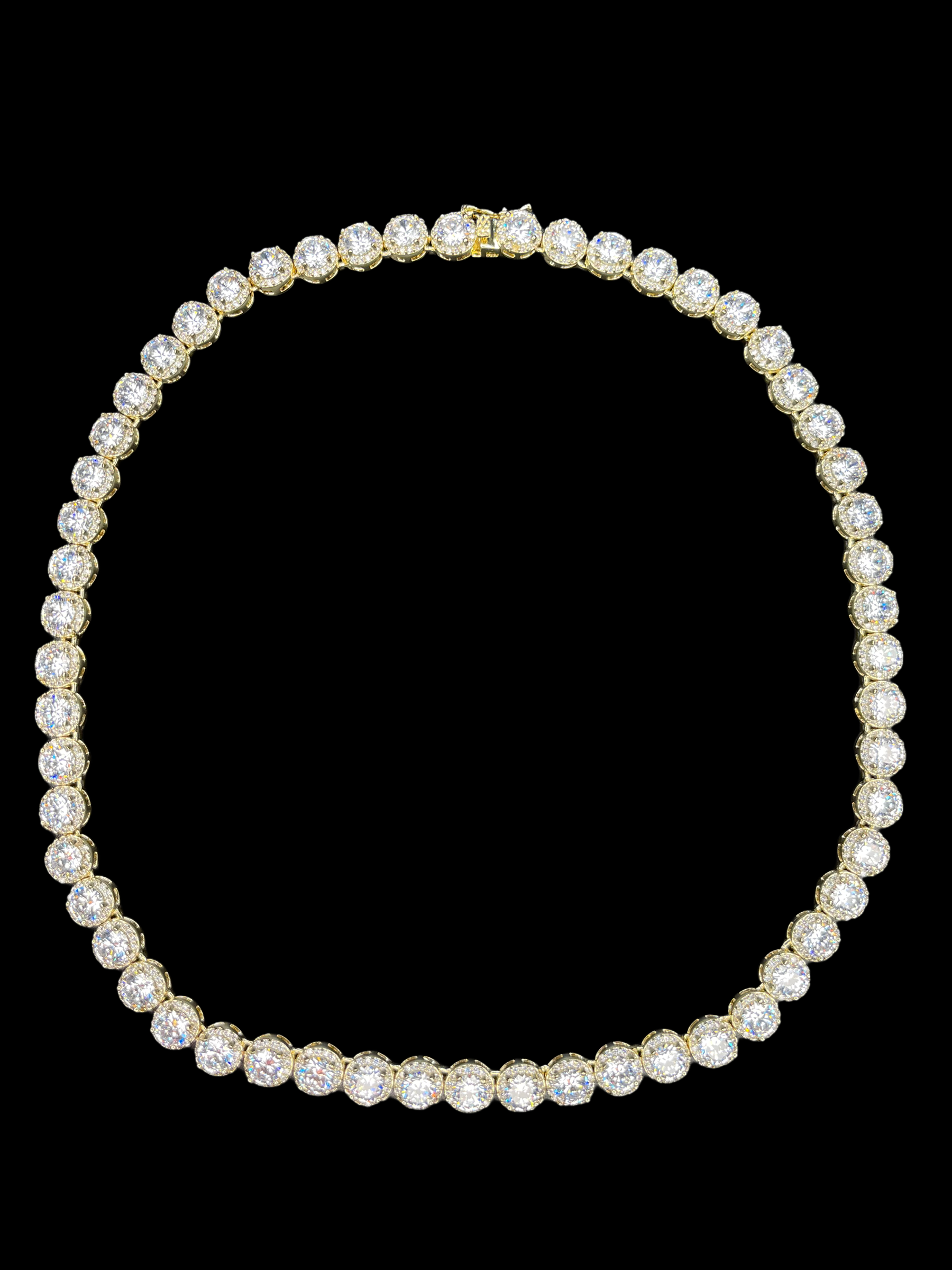 Cinderella Bling Necklace in Gold