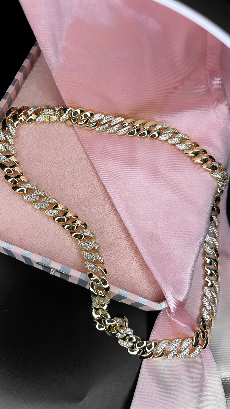 The beast cuban link in gold