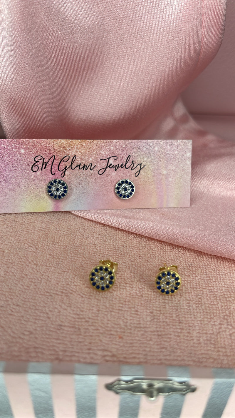 Mini Evil Eye earrings