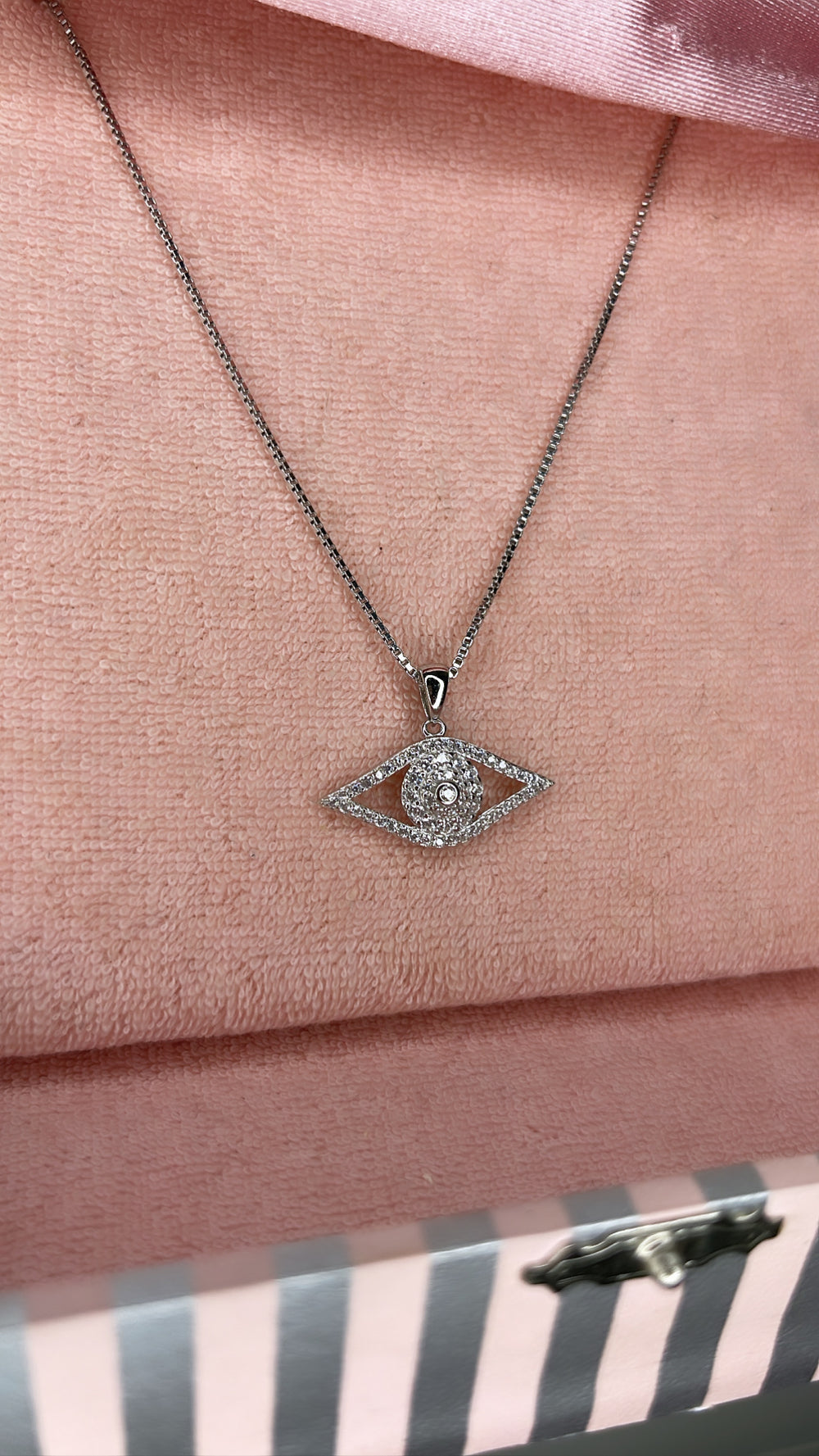 The Iced Out Evil Eye Chain