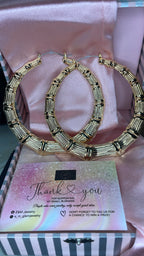 Jumbo Bamboo Hoops