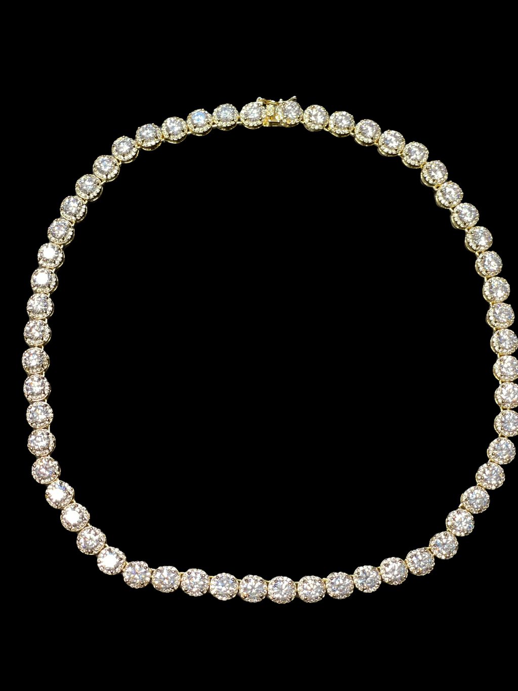 Cinderella Bling Necklace in Gold