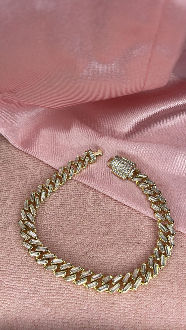 Crystal Cuban Bracelet