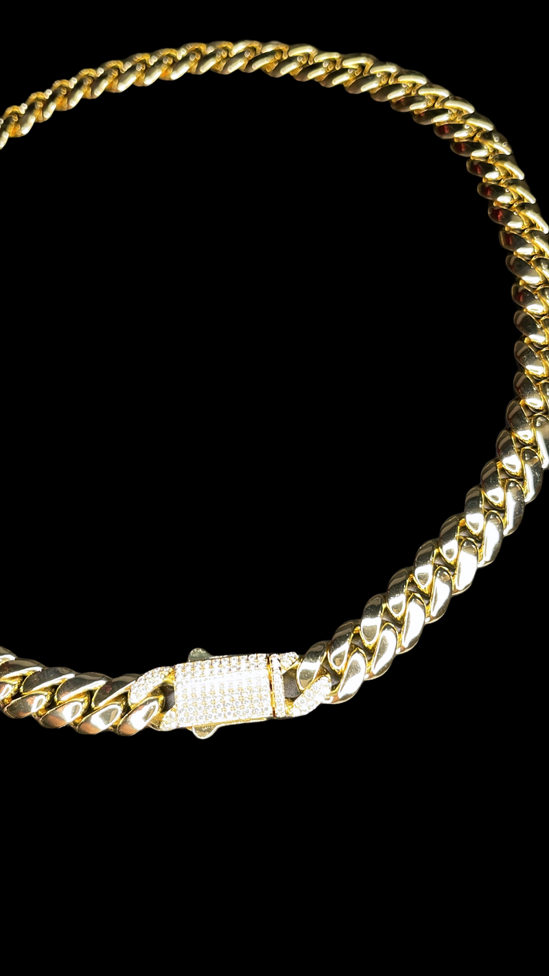 The Shine on Lock Cuban Link