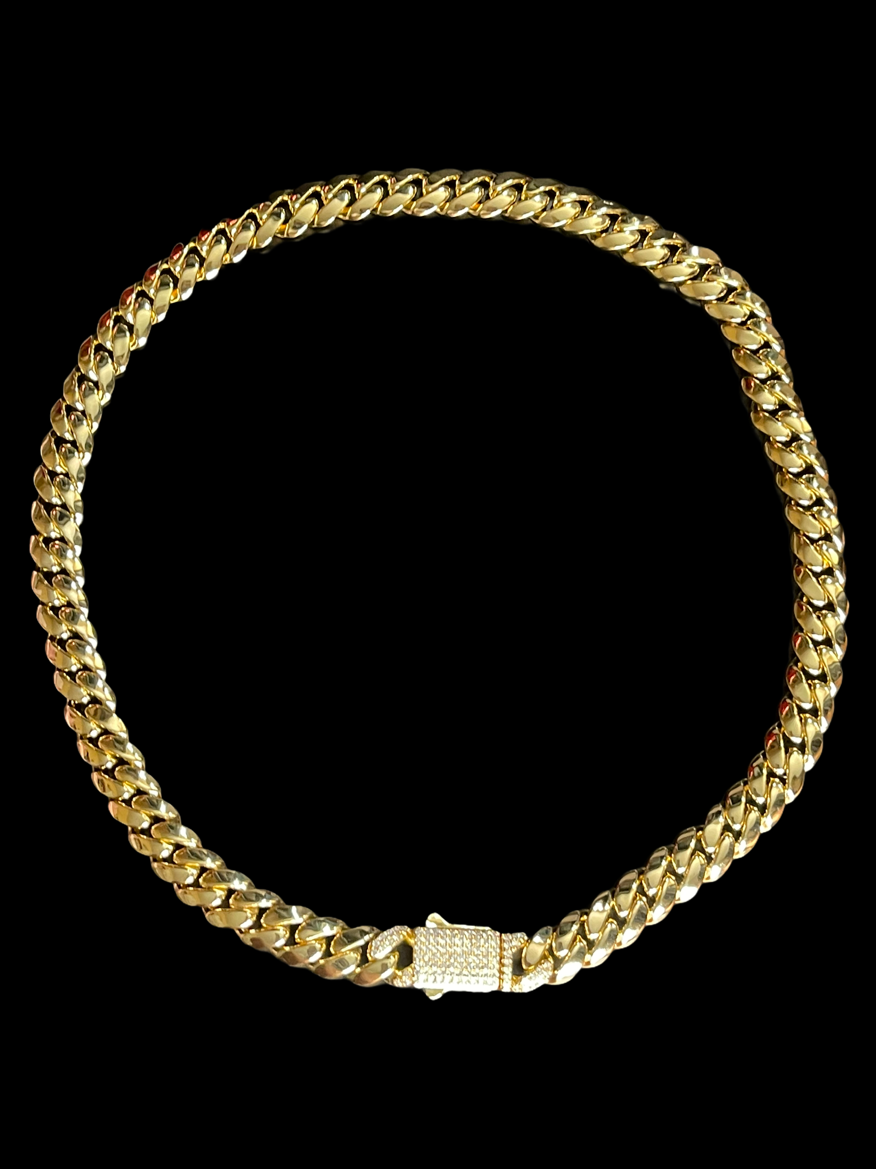 The Shine on Lock Cuban Link