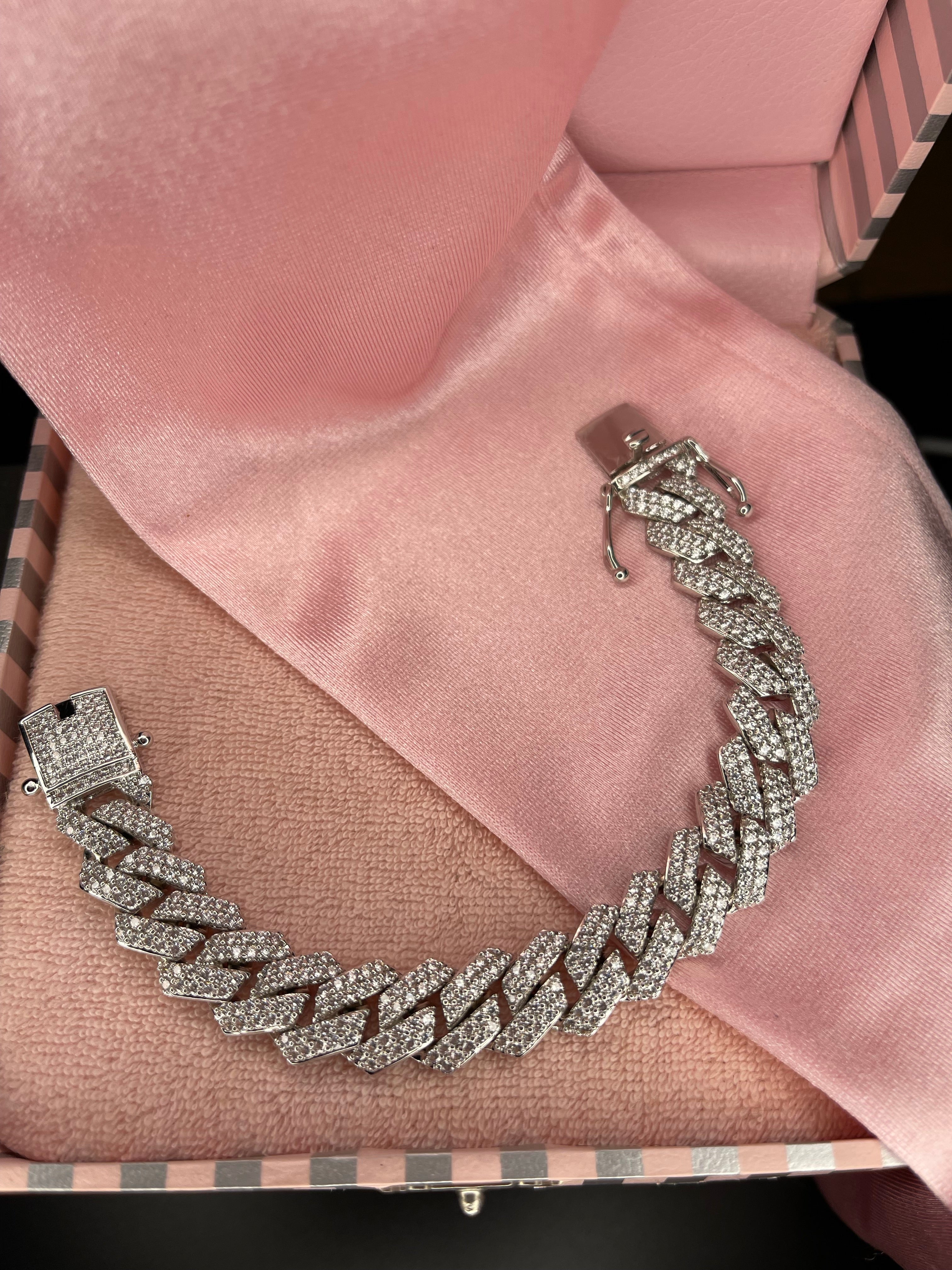 Most wanted cuban link bracelet in silver