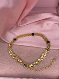 Three Clover Anklet
