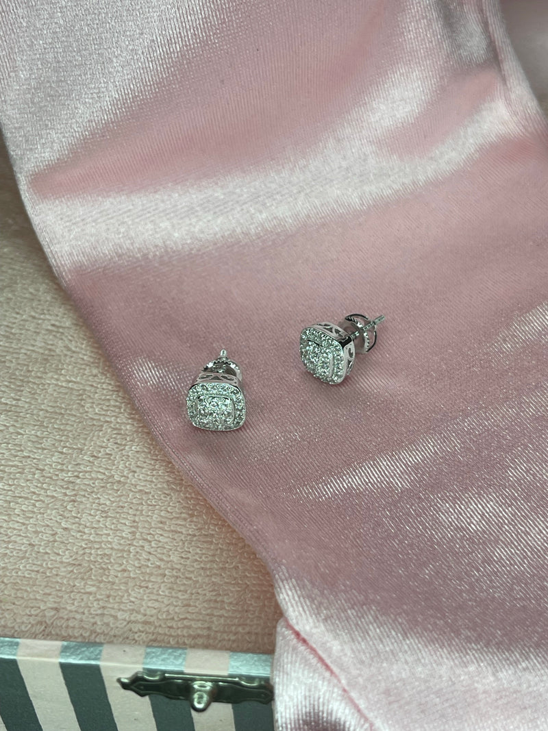 La Santa Earrings in Silver