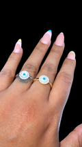 Round evil eye