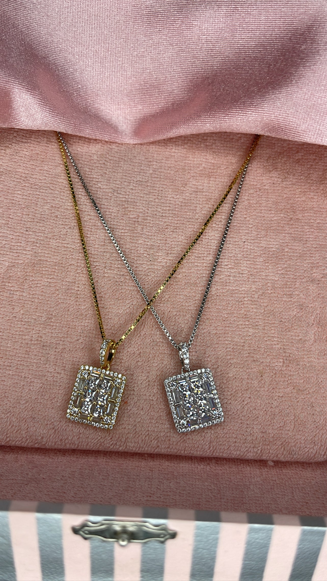 Wishes Square necklace