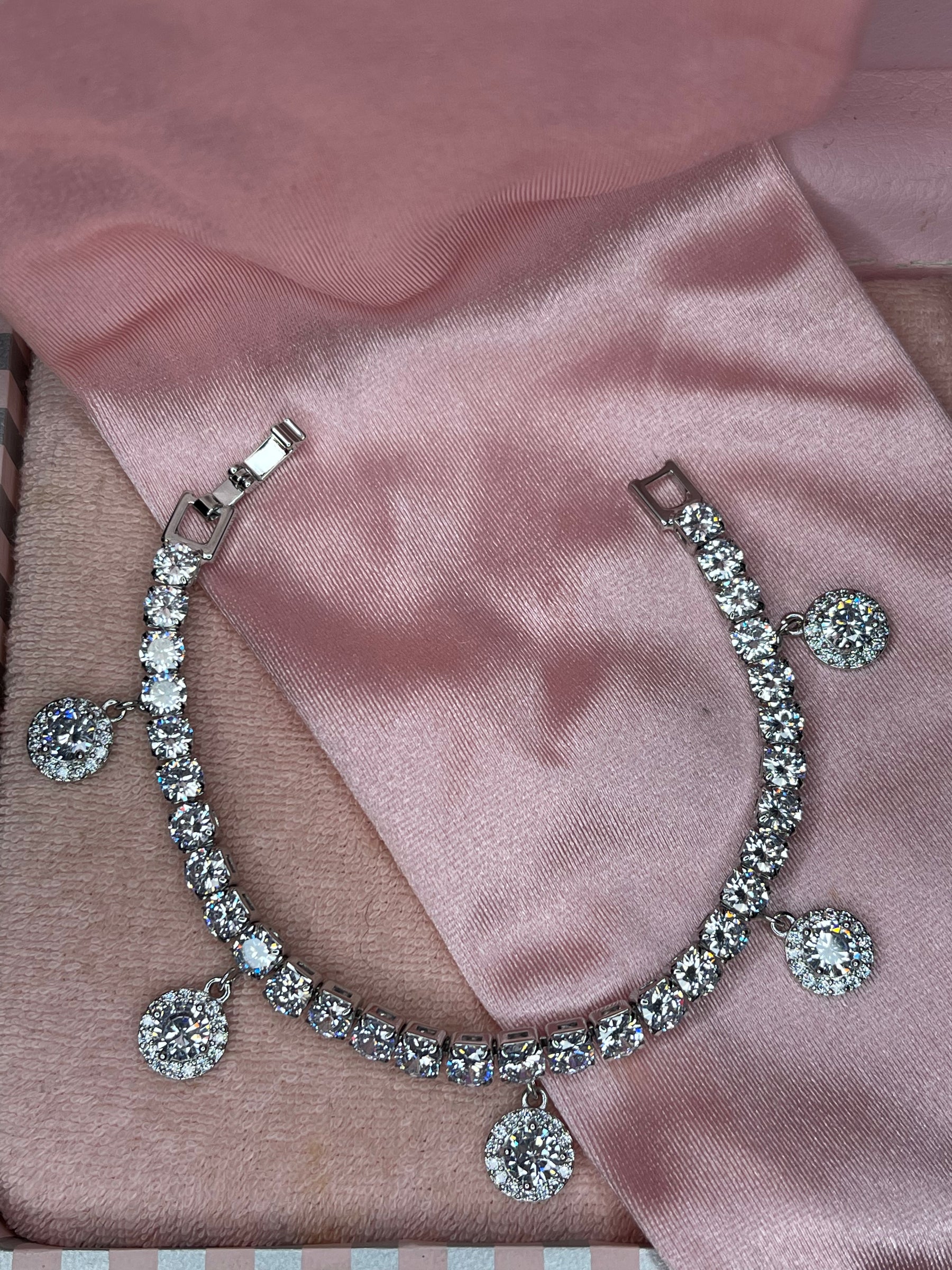 Gemstones Tennis Bracelet