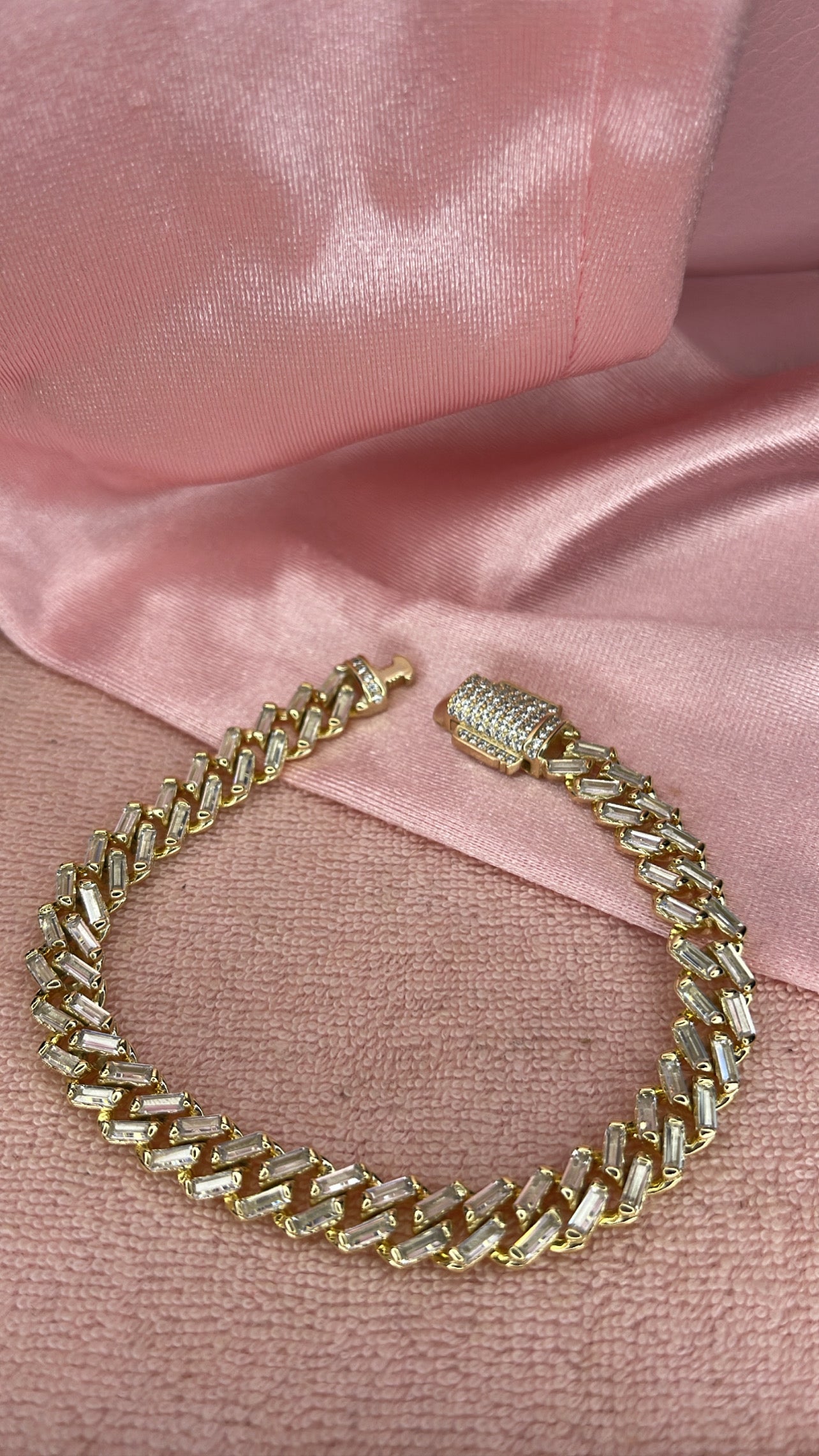 Crystal Cuban Bracelet
