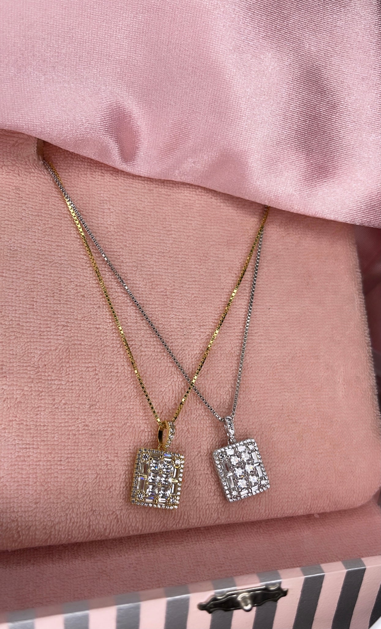 Wishes Square necklace