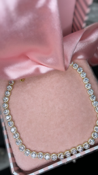 Cinderella Bling Necklace in Gold