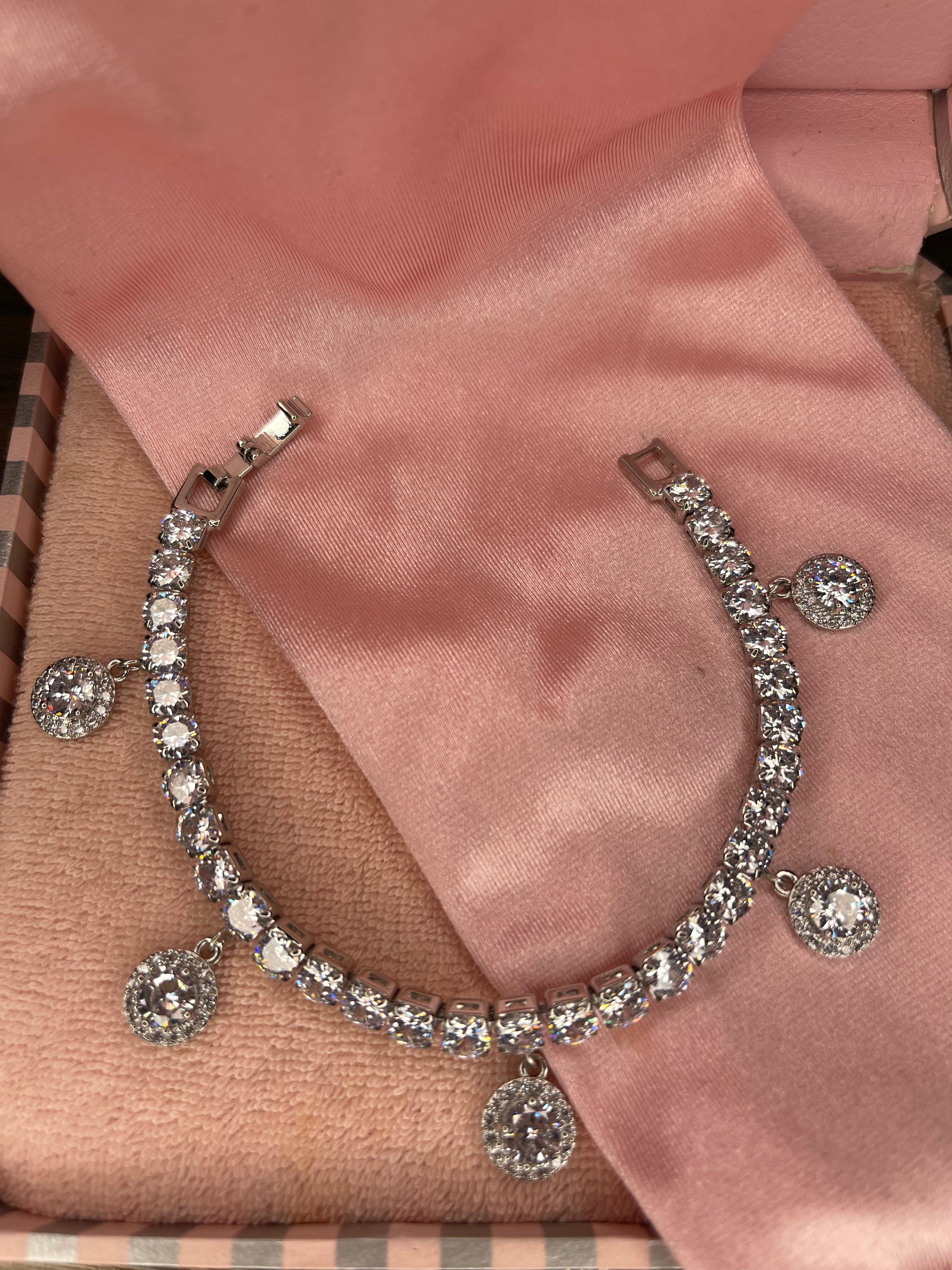 Gemstones Tennis Bracelet