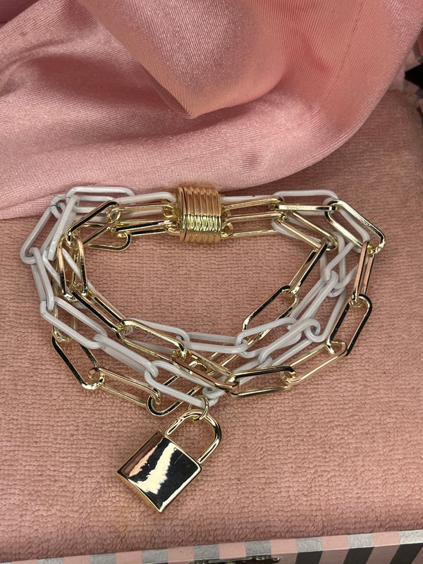 Fashion Lock Bracelet