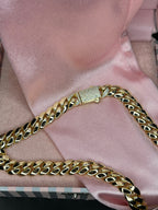 The Shine on Lock Cuban Link