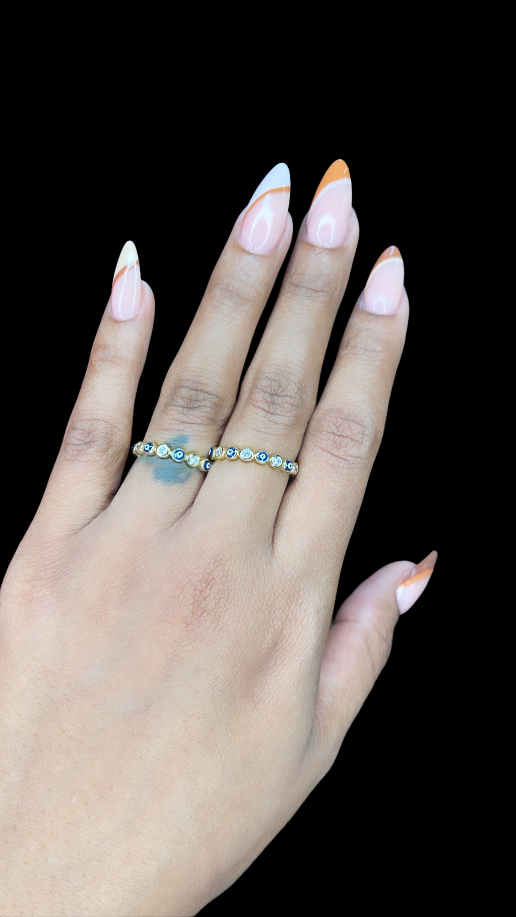 Sweet and Simple Evil Eye Ring