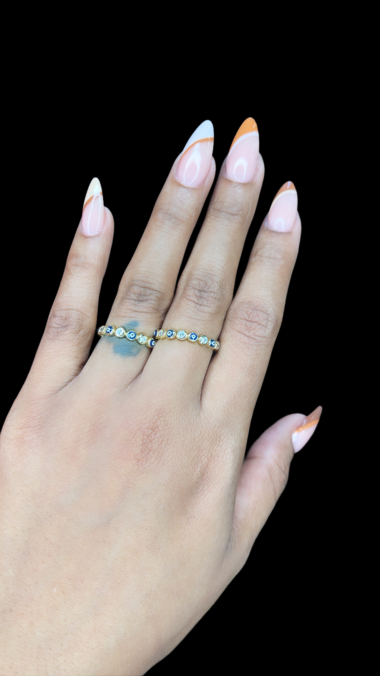 Sweet and Simple Evil Eye Ring