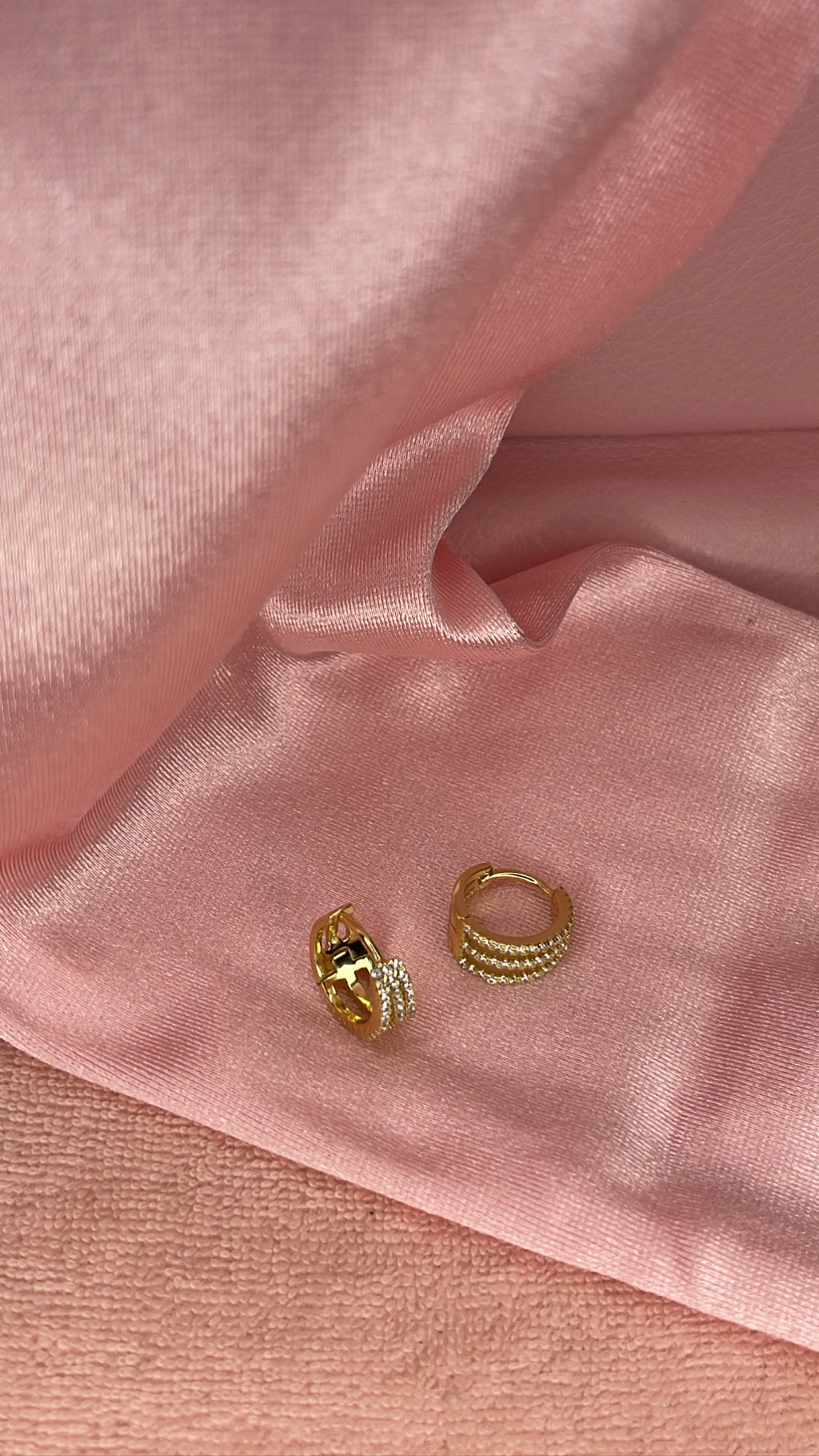 The small bling hoops