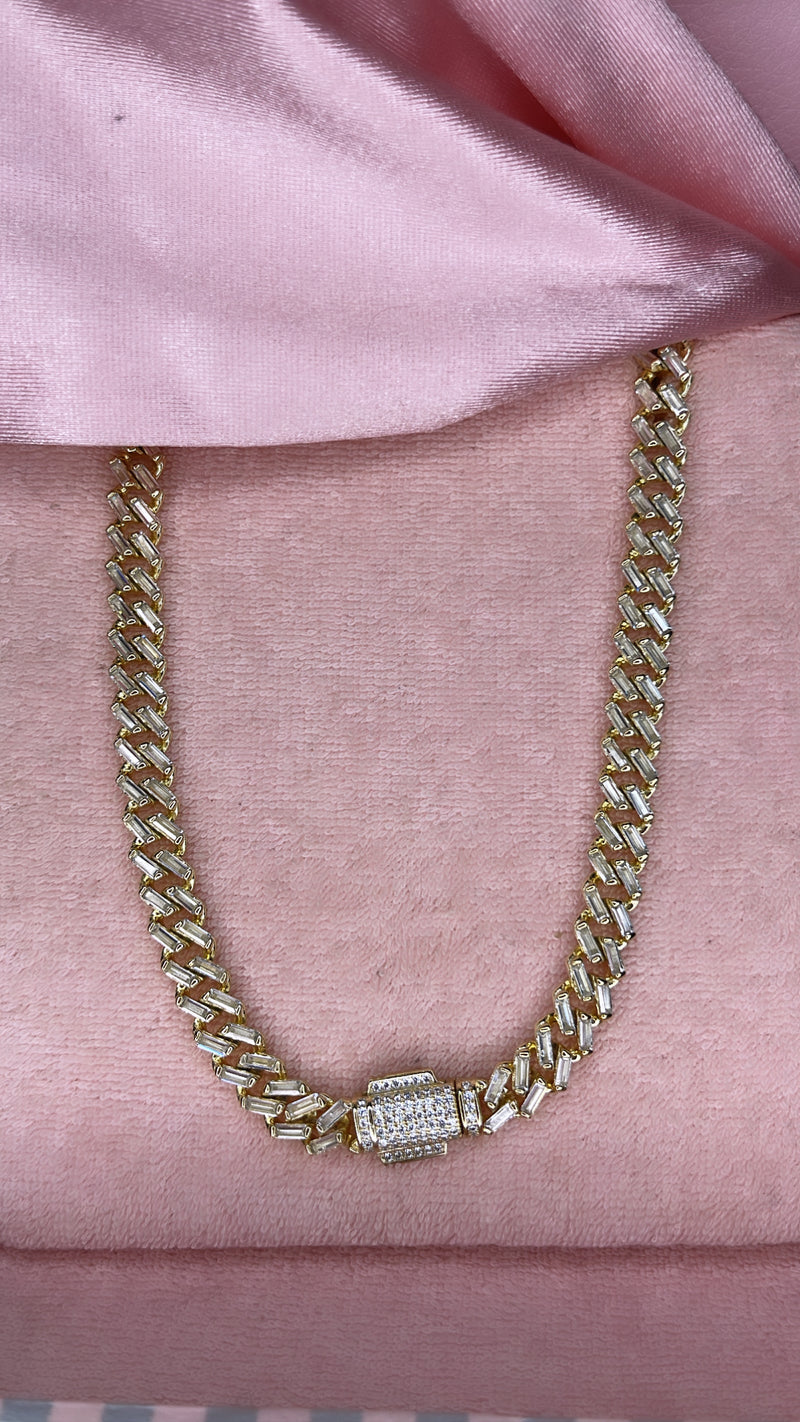 Crystal Cuban Link