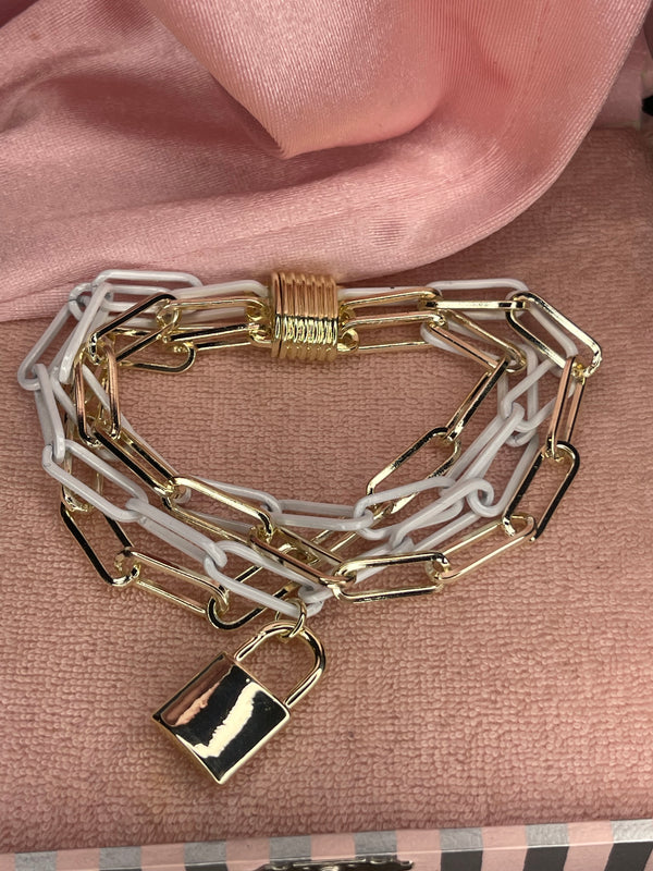 Fashion Lock Bracelet