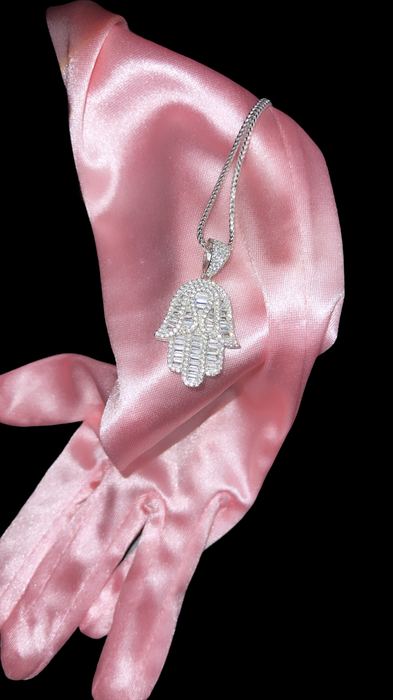 The Lucky Hamsa in Silver