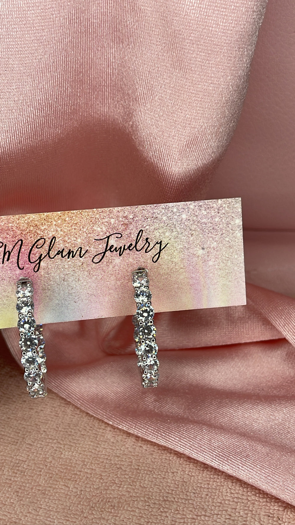 The Small Bling Hoops In silver