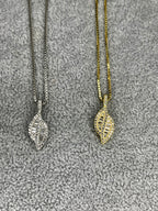 Leaf Baguette Chain