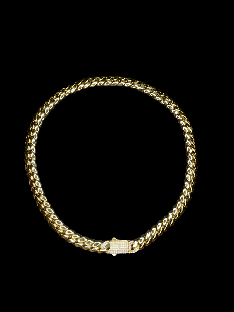 The Shine on Lock Cuban Link