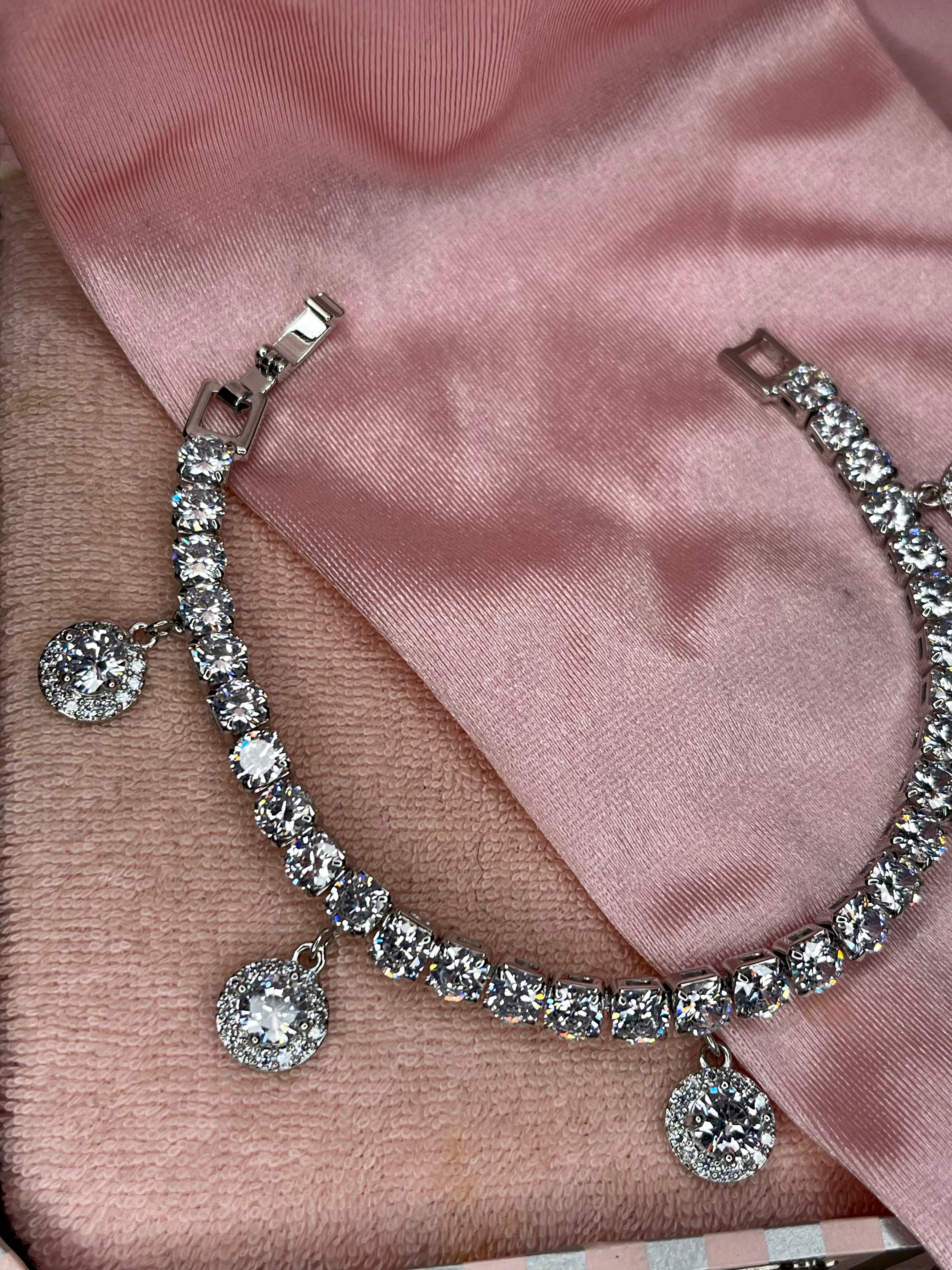 Gemstones Tennis Bracelet