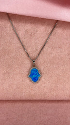 The Blue Opal Hamsa