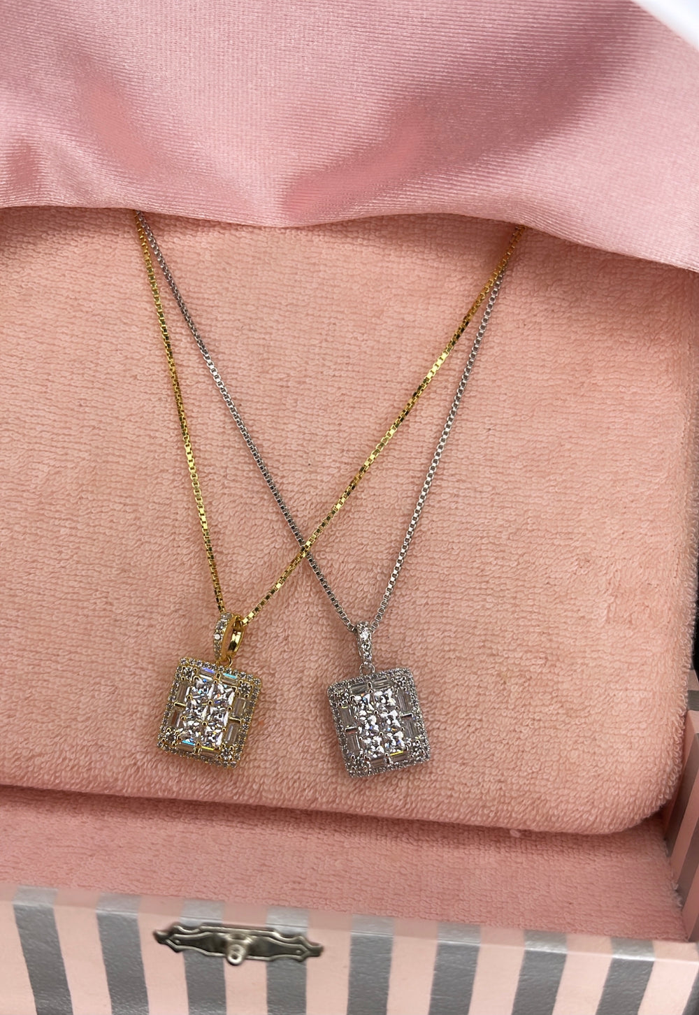 Wishes Square necklace