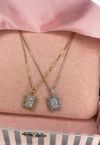 Wishes Square necklace