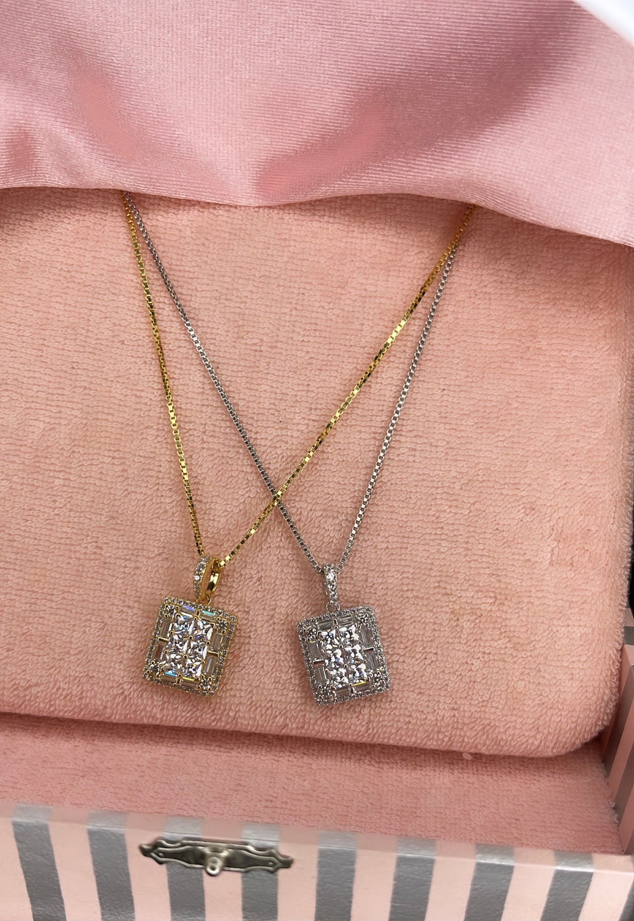 Wishes Square necklace