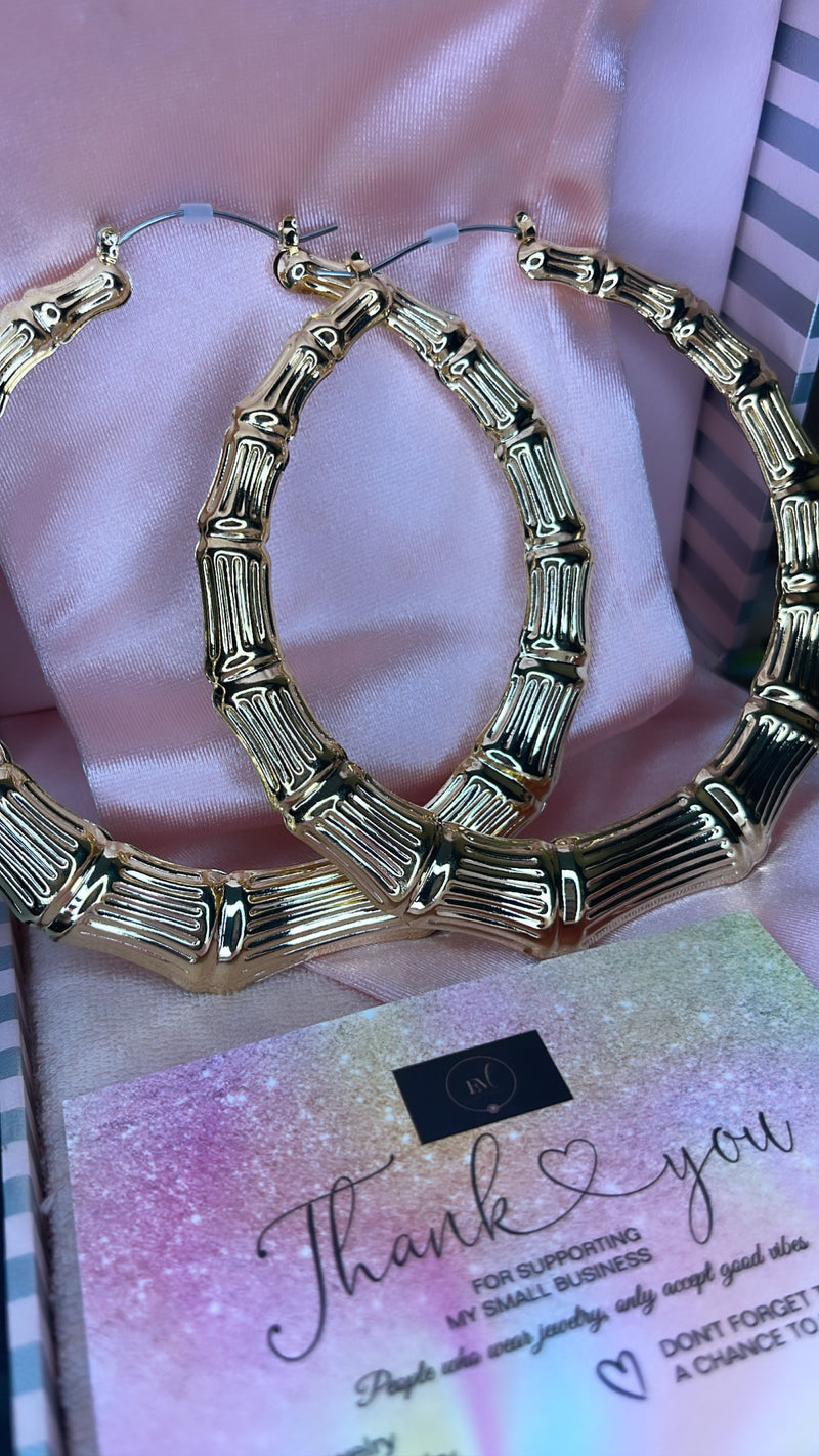 Jumbo Bamboo Hoops