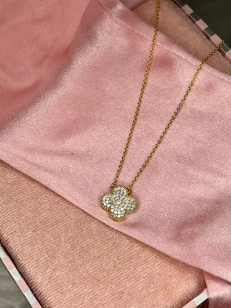 Bling Clover Chain